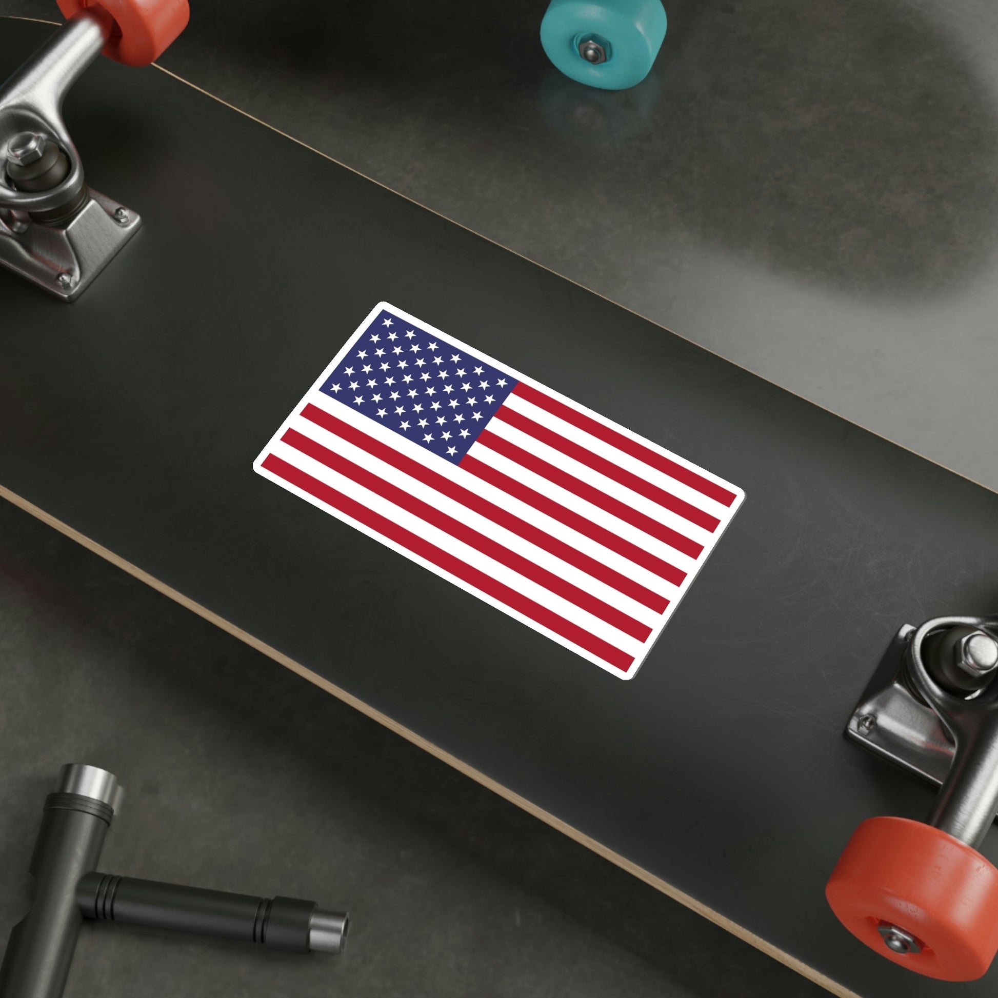 Flag of the United States USA STICKER Vinyl Die-Cut Decal-The Sticker Space