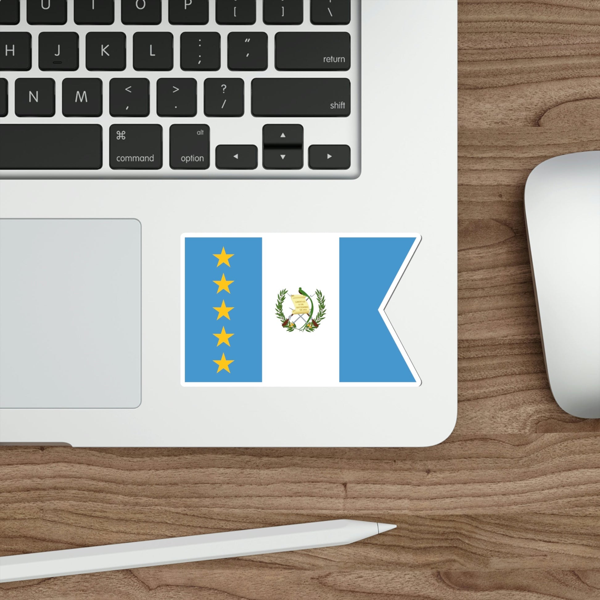 Flag of the Vice-President of Guatemala STICKER Vinyl Die-Cut Decal-The Sticker Space