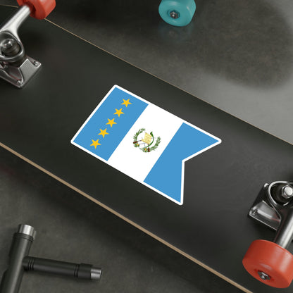 Flag of the Vice-President of Guatemala STICKER Vinyl Die-Cut Decal-The Sticker Space