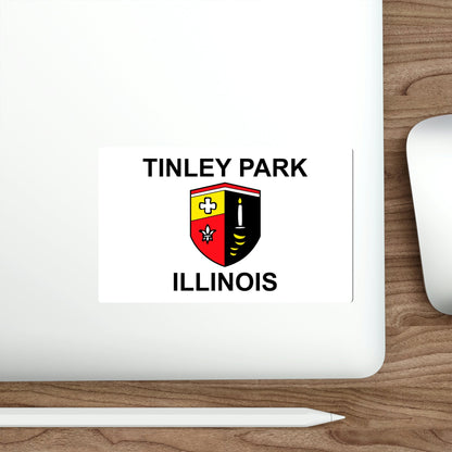 Flag of Tinley Park IL USA STICKER Vinyl Die-Cut Decal-The Sticker Space