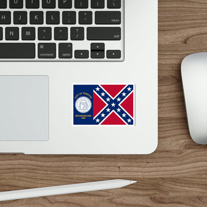 Flag of Trenton Georgia USA STICKER Vinyl Die-Cut Decal-The Sticker Space