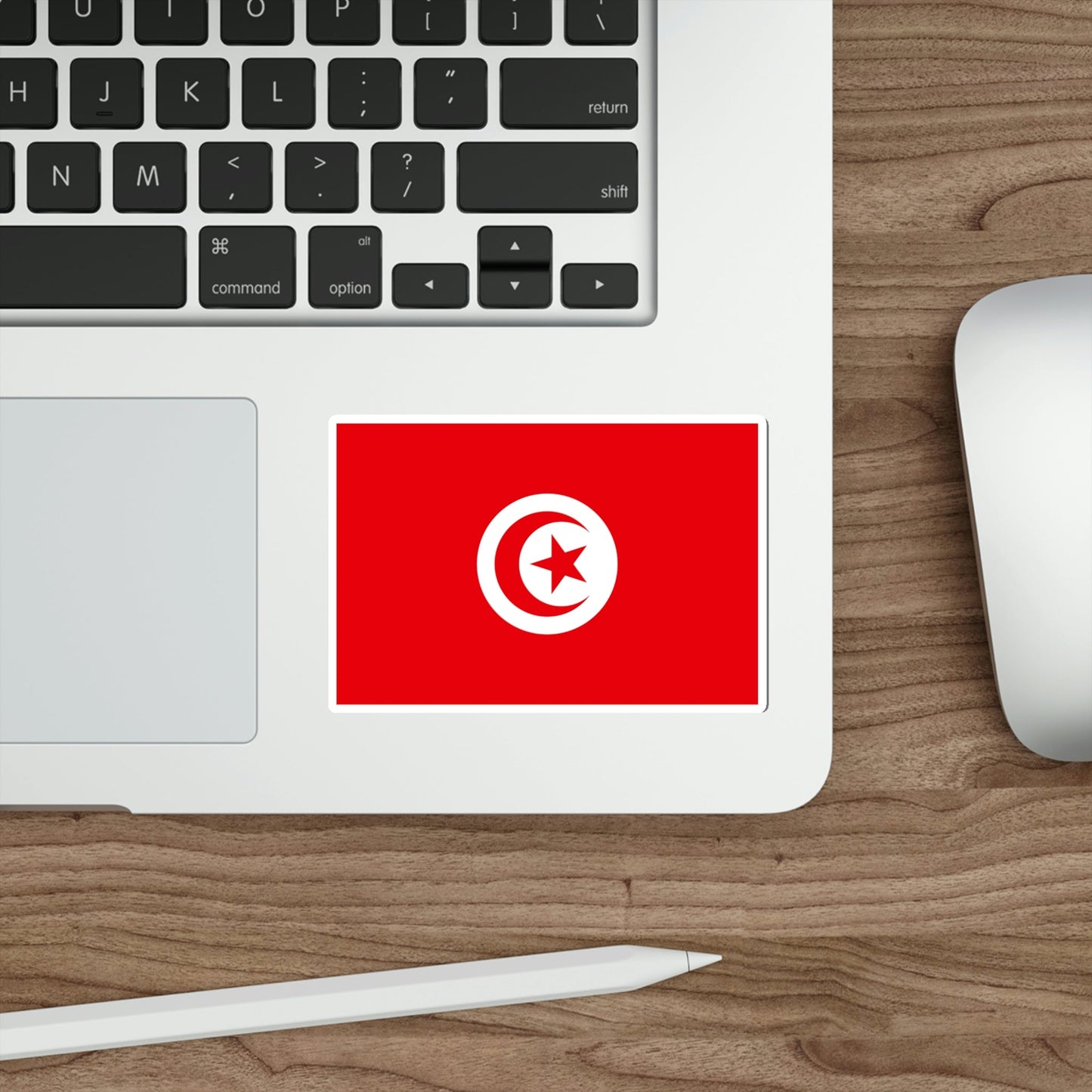 Flag of Tunisia STICKER Vinyl Die-Cut Decal-The Sticker Space