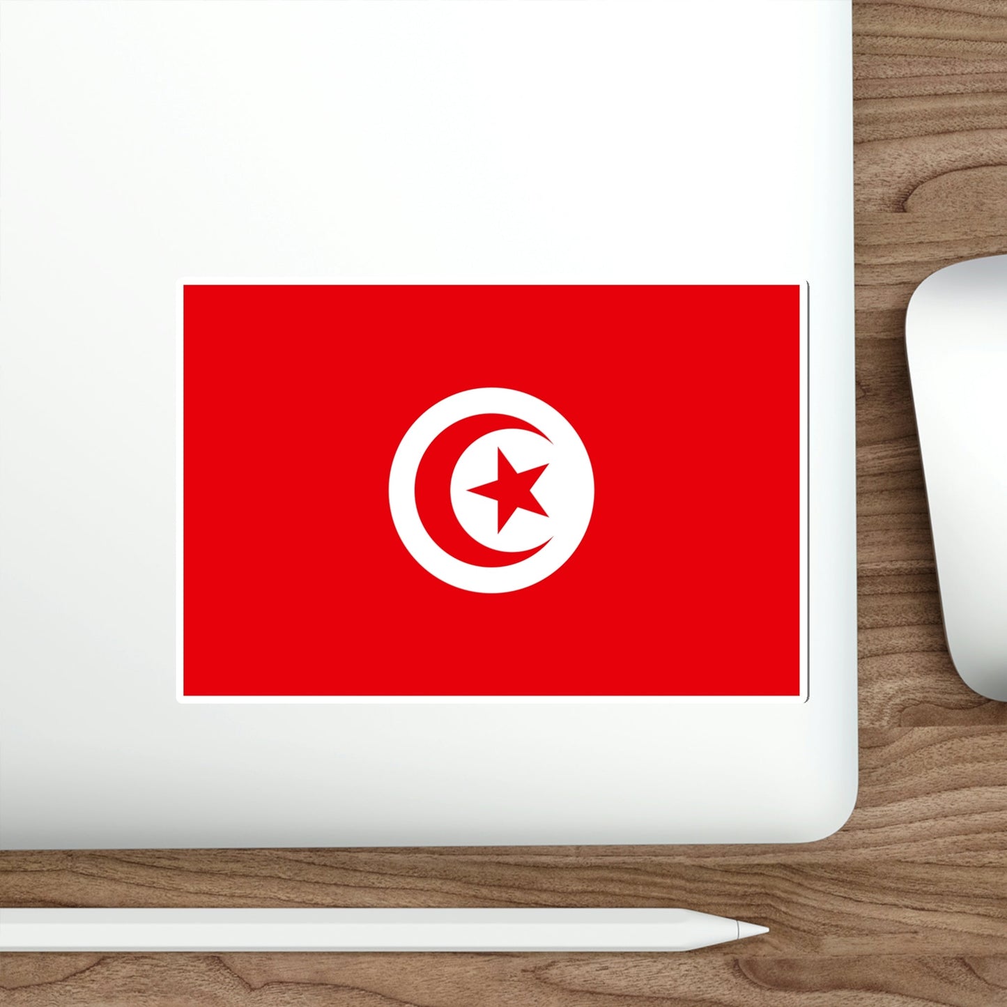 Flag of Tunisia STICKER Vinyl Die-Cut Decal-The Sticker Space