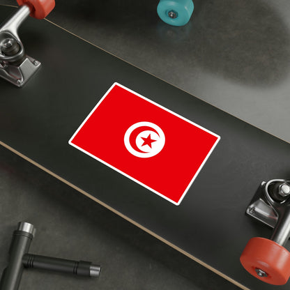 Flag of Tunisia STICKER Vinyl Die-Cut Decal-The Sticker Space