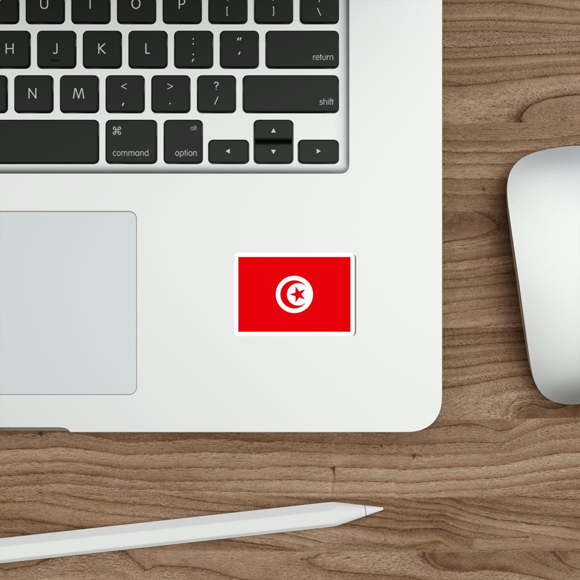 Flag of Tunisia STICKER Vinyl Die-Cut Decal-The Sticker Space