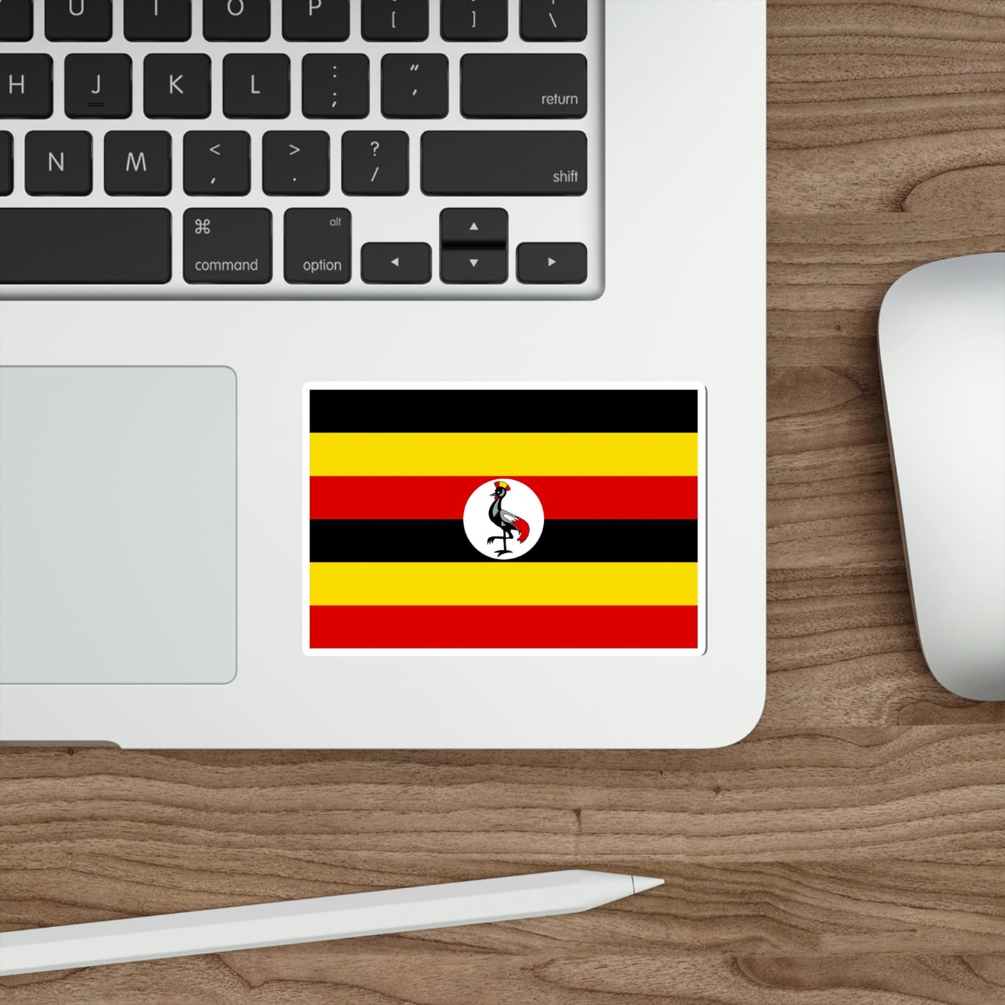 Flag of Uganda STICKER Vinyl Die-Cut Decal-The Sticker Space