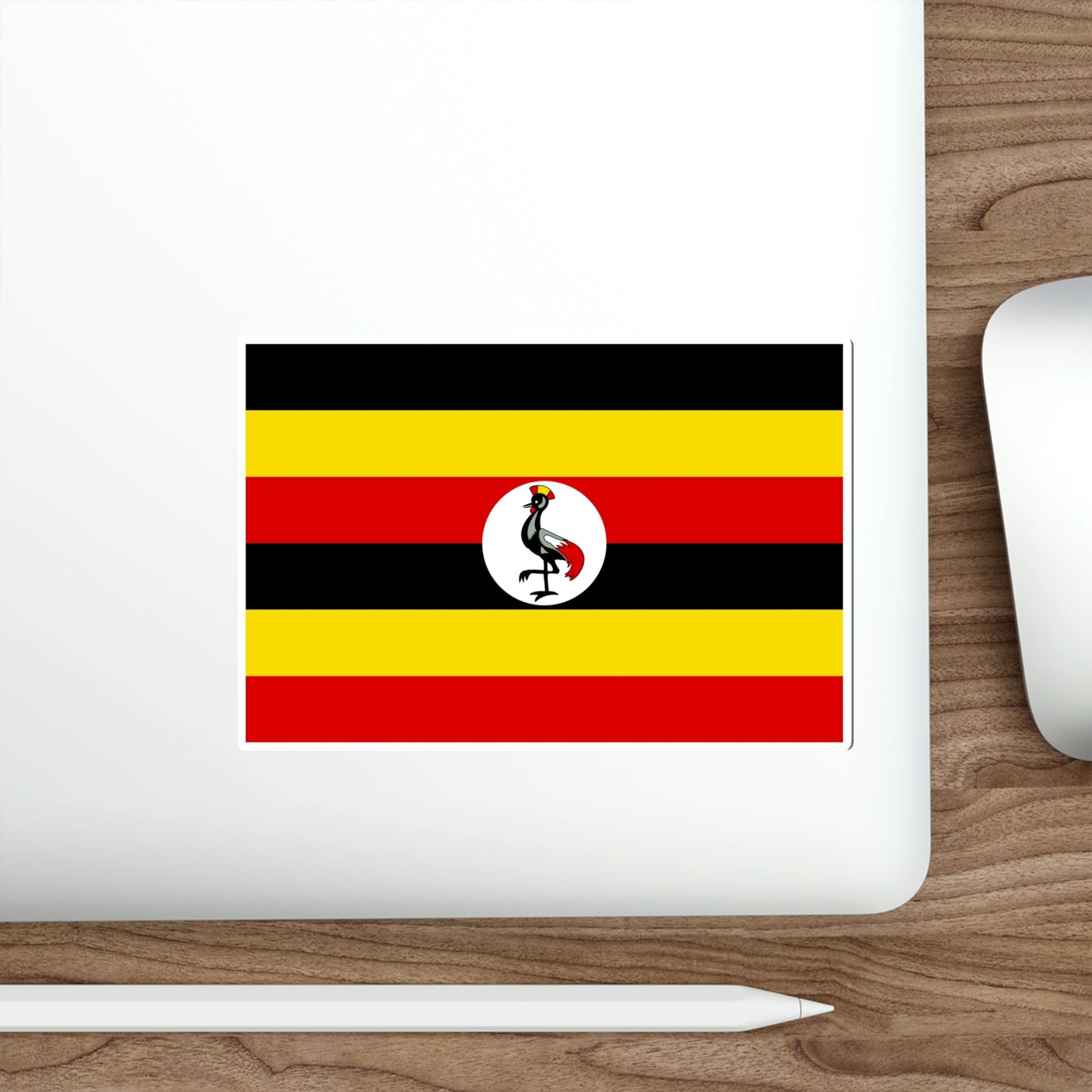 Flag of Uganda STICKER Vinyl Die-Cut Decal-The Sticker Space