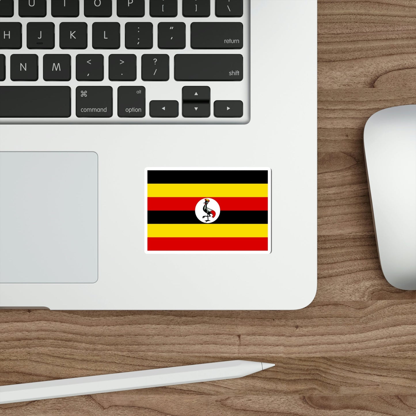 Flag of Uganda STICKER Vinyl Die-Cut Decal-The Sticker Space