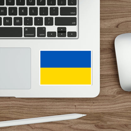 Flag of Ukraine STICKER Vinyl Die-Cut Decal-The Sticker Space