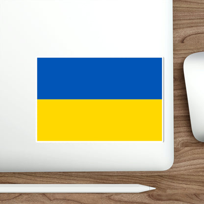 Flag of Ukraine STICKER Vinyl Die-Cut Decal-The Sticker Space