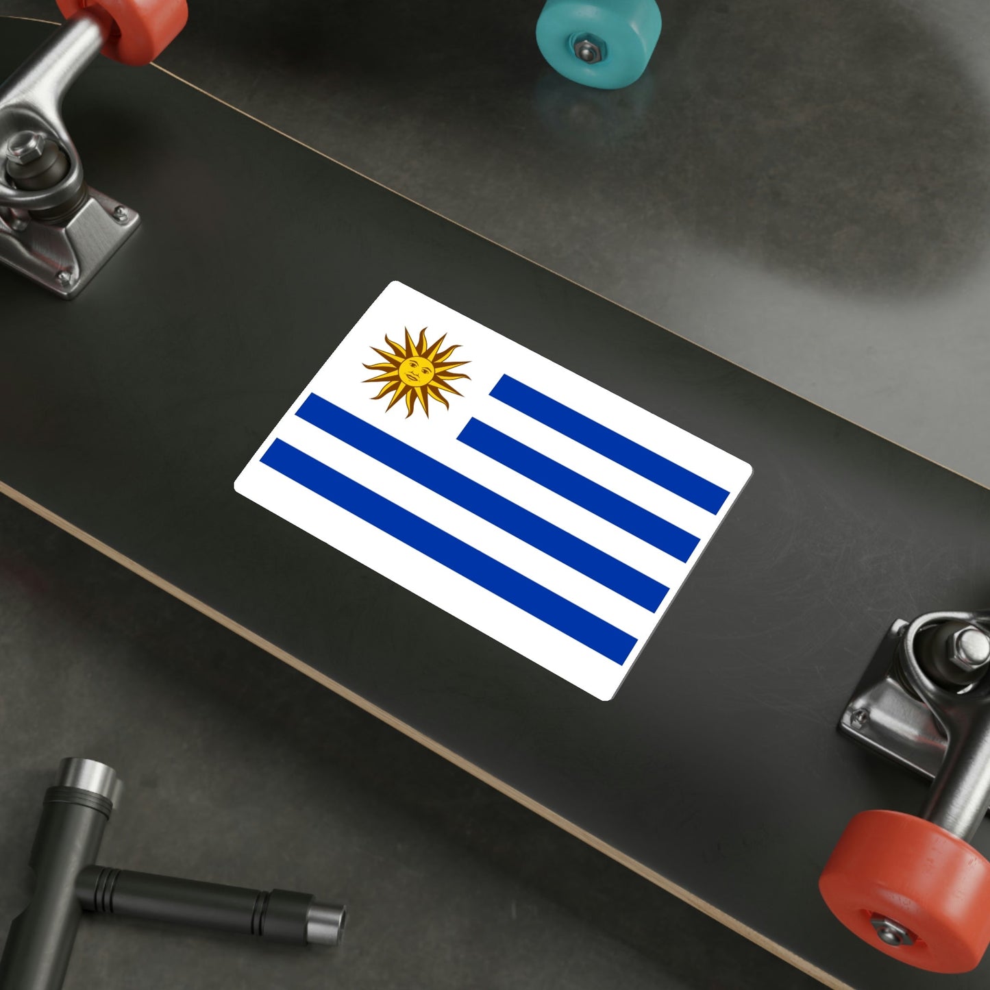 Flag of Uruguay STICKER Vinyl Die-Cut Decal-The Sticker Space