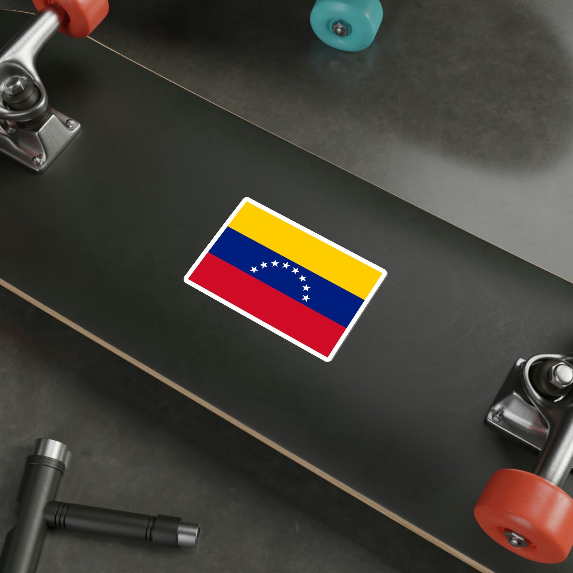 Flag of Venezuela STICKER Vinyl Die-Cut Decal-The Sticker Space