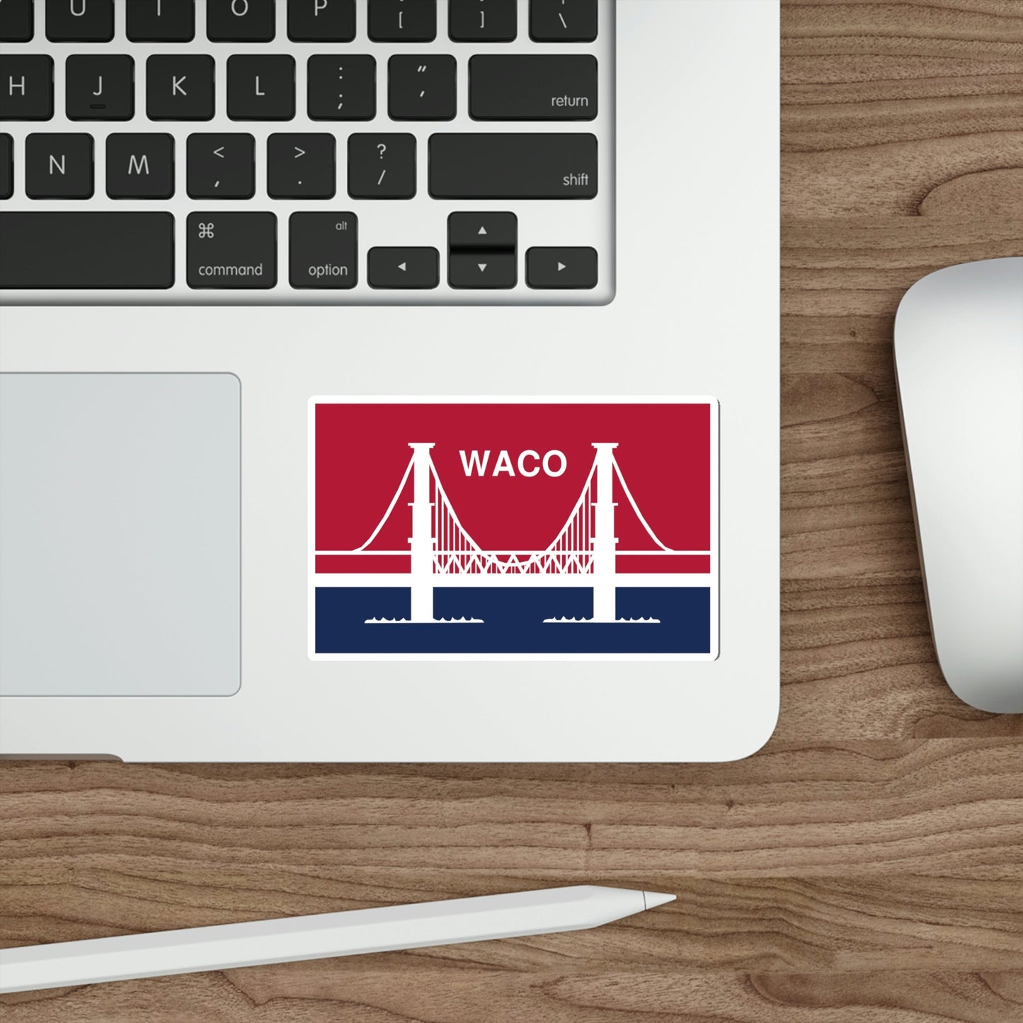 Flag of Waco Texas USA STICKER Vinyl Die-Cut Decal-The Sticker Space