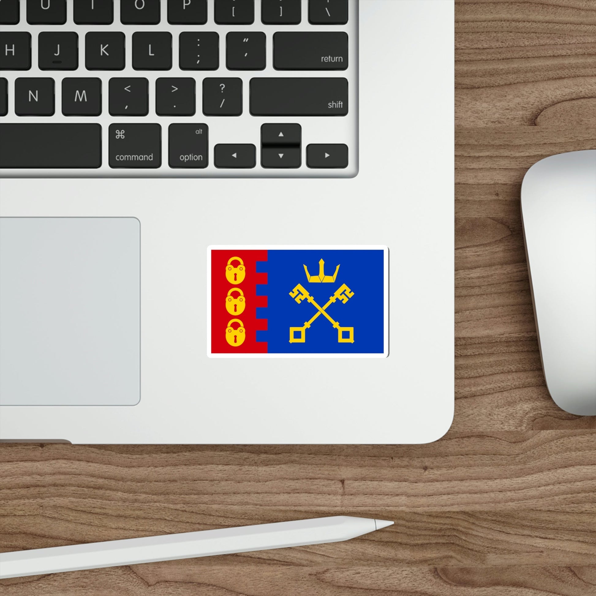 Flag of Willenhall UK STICKER Vinyl Die-Cut Decal-The Sticker Space