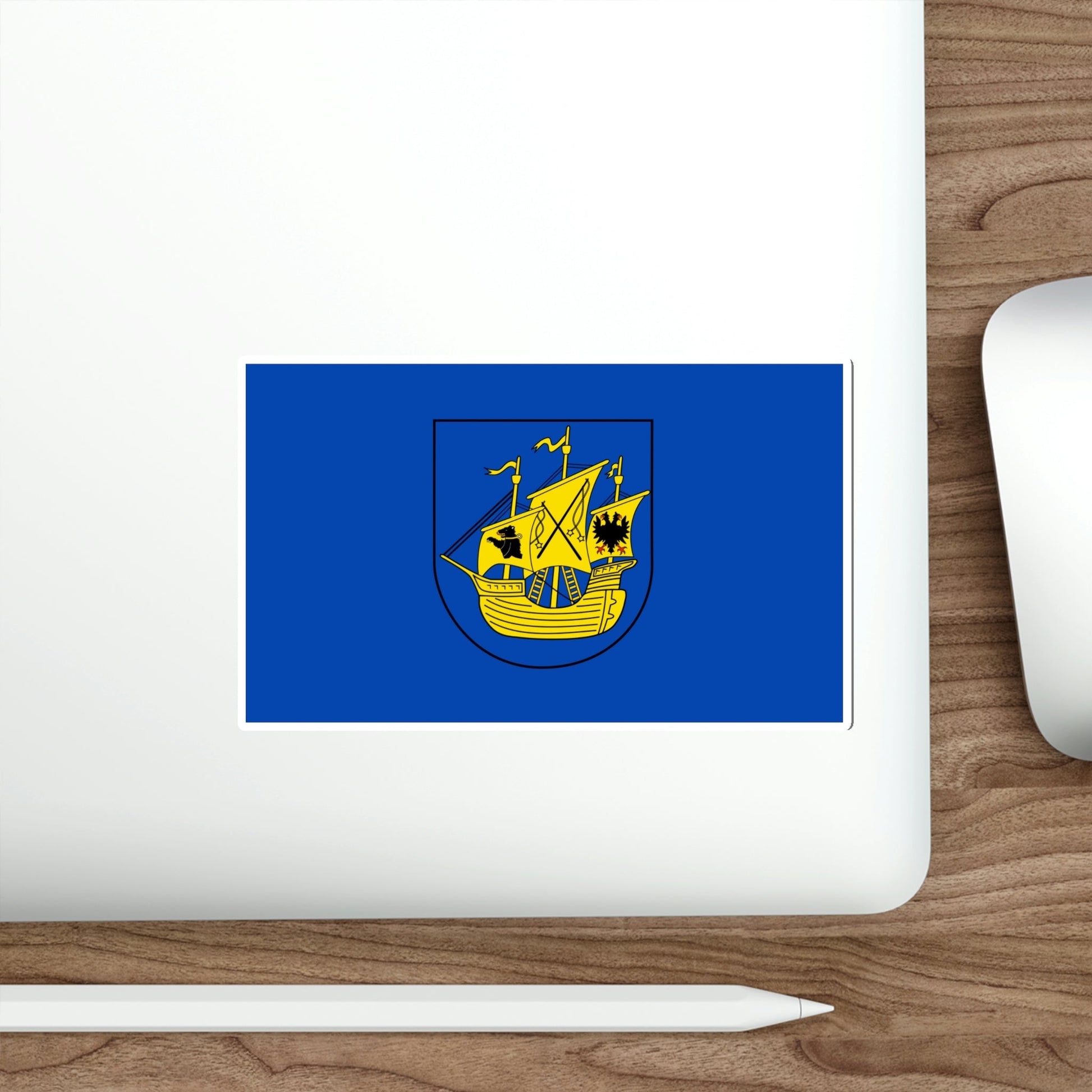 Flag of Wittmund Germany STICKER Vinyl Die-Cut Decal-The Sticker Space