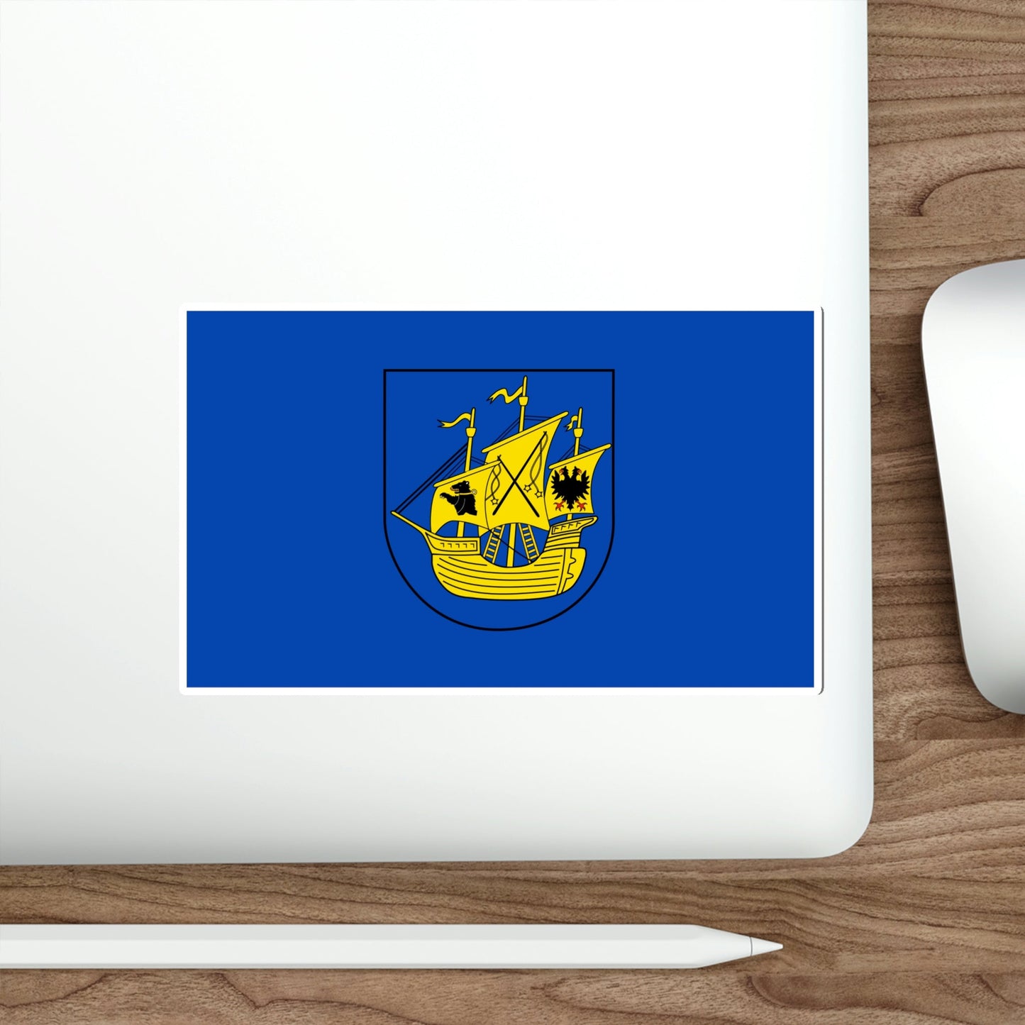 Flag of Wittmund Germany STICKER Vinyl Die-Cut Decal-The Sticker Space