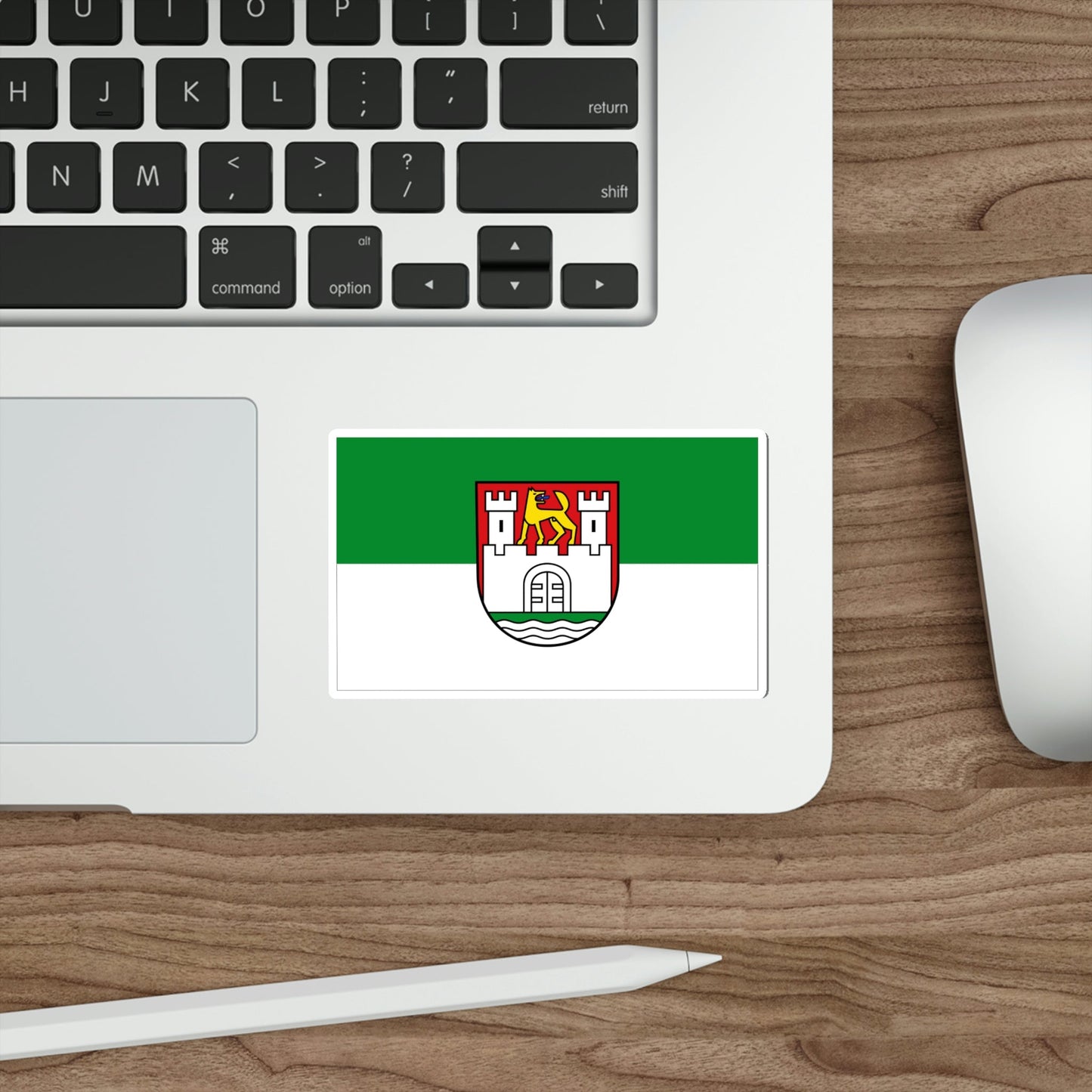 Flag of Wolfsburg Germany STICKER Vinyl Die-Cut Decal-The Sticker Space