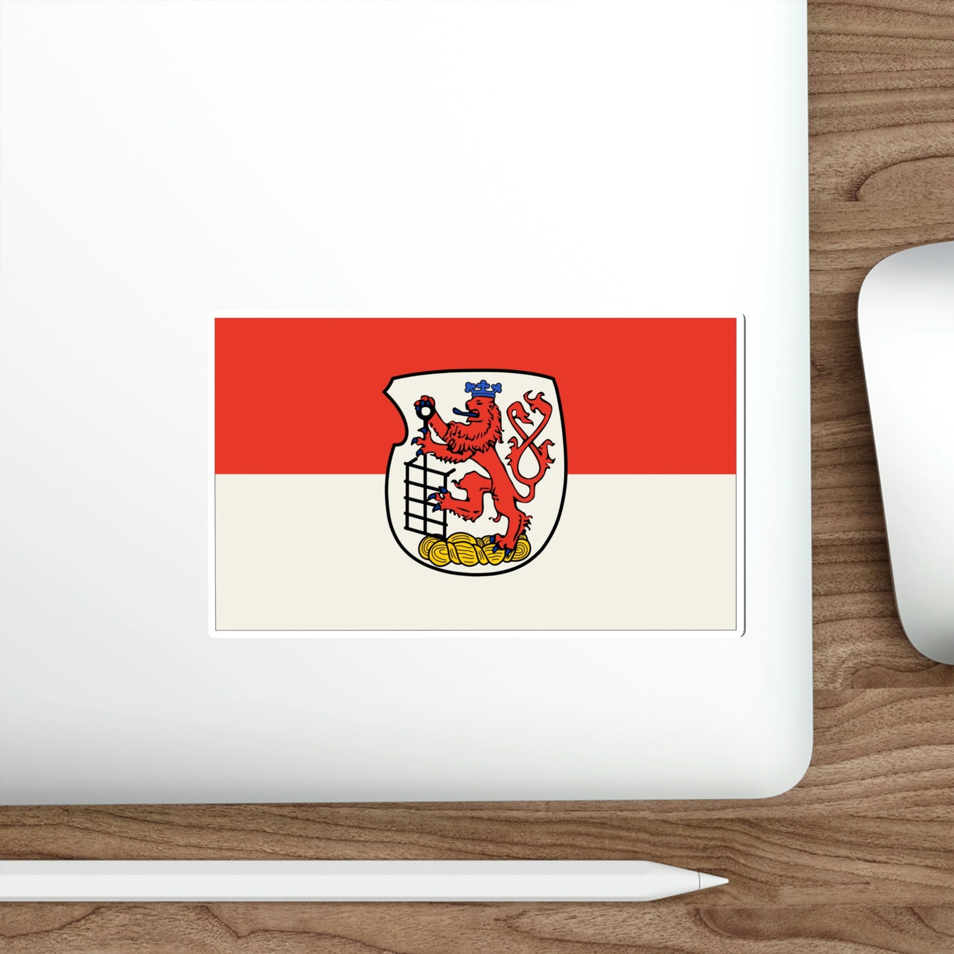 Flag of Wuppertal Germany STICKER Vinyl Die-Cut Decal-The Sticker Space