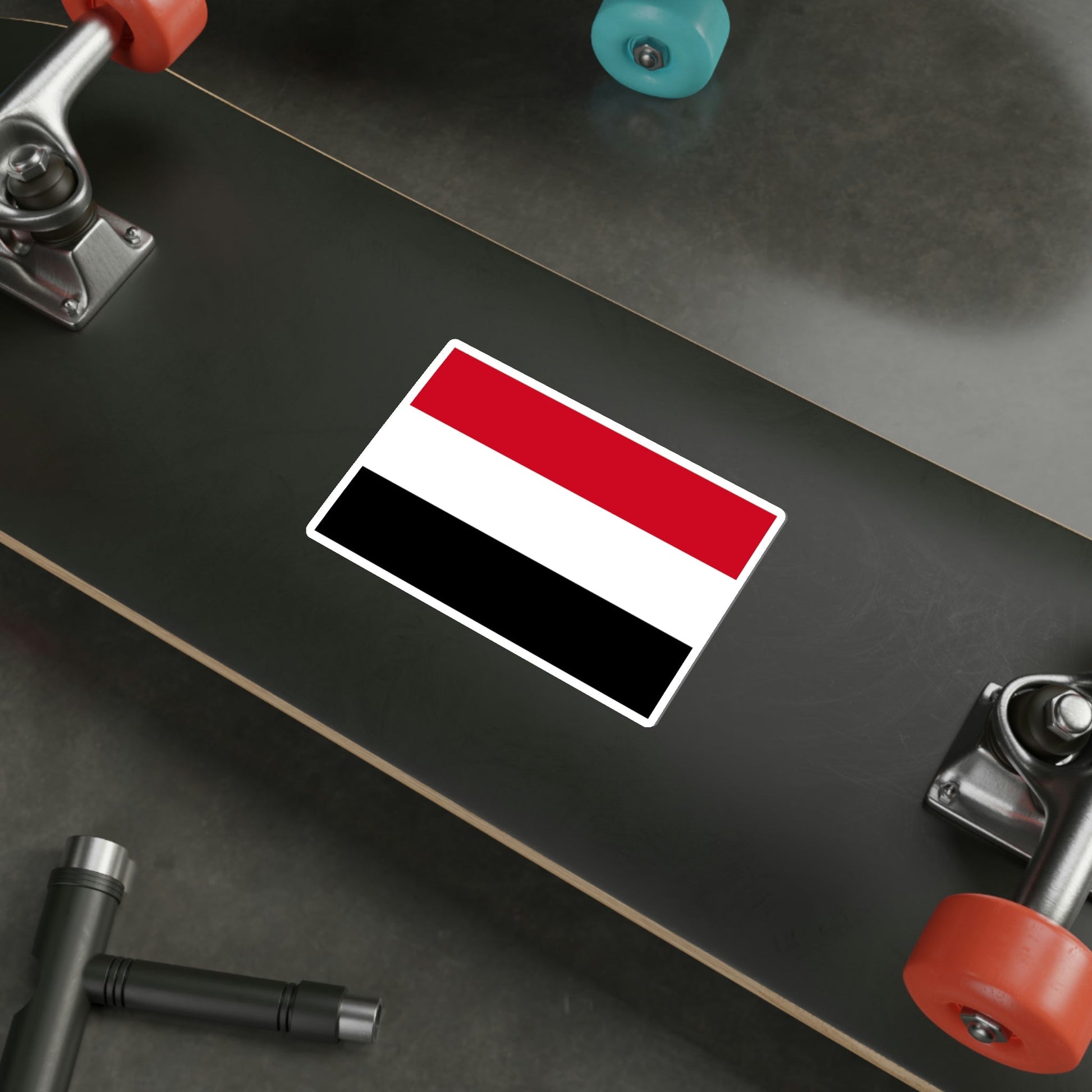 Flag of Yemen STICKER Vinyl Die-Cut Decal-The Sticker Space