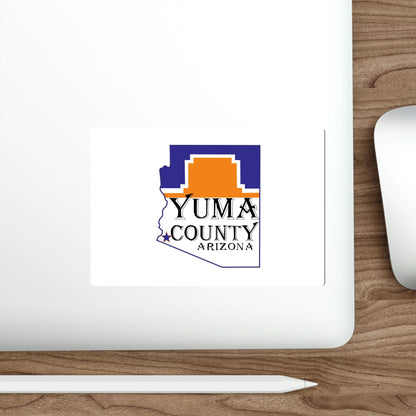 Flag of Yuma County Arizona STICKER Vinyl Die-Cut Decal-The Sticker Space