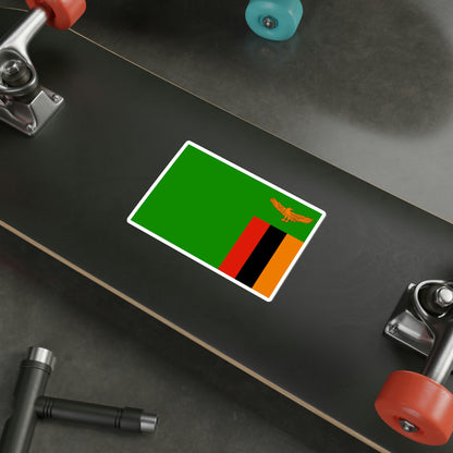 Flag of Zambia STICKER Vinyl Die-Cut Decal-The Sticker Space