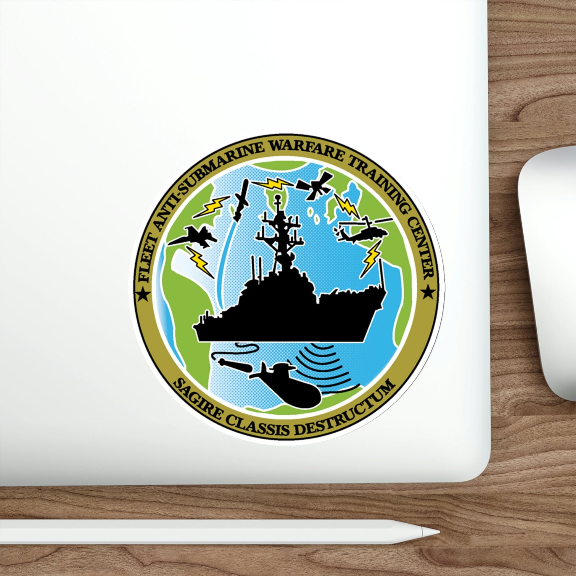 Fleet Anti Submarine Warfare Training Center (U.S. Navy) STICKER Vinyl Die-Cut Decal-The Sticker Space