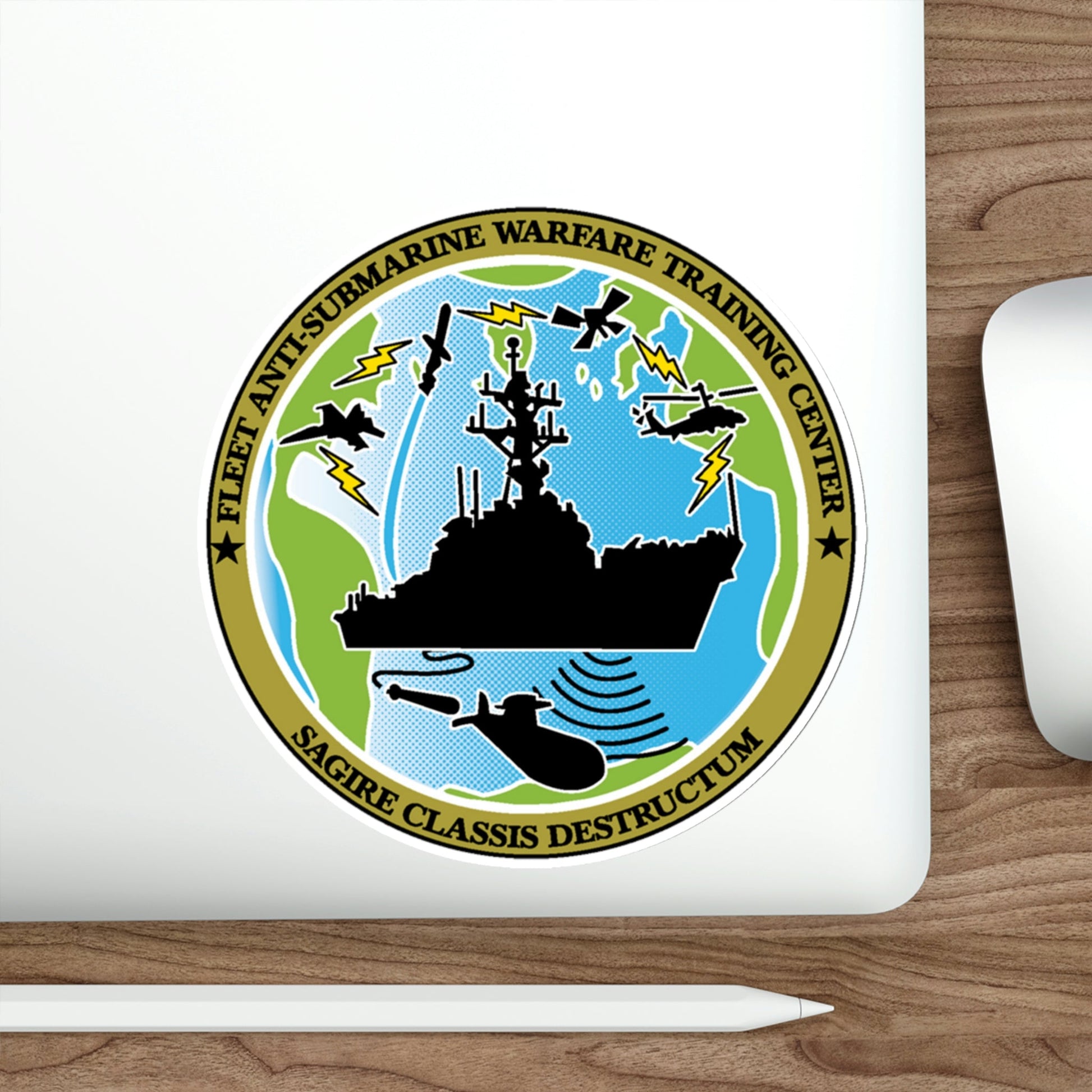 Fleet Anti Submarine Warfare Training Center (U.S. Navy) STICKER Vinyl Die-Cut Decal-The Sticker Space