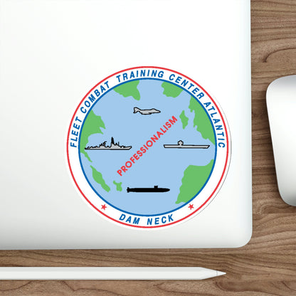 Fleet Combat Trng Ctr Atlantic Dam Neck (U.S. Navy) STICKER Vinyl Die-Cut Decal-The Sticker Space