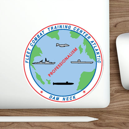 Fleet Combat Trng Ctr Atlantic Dam Neck (U.S. Navy) STICKER Vinyl Die-Cut Decal-The Sticker Space