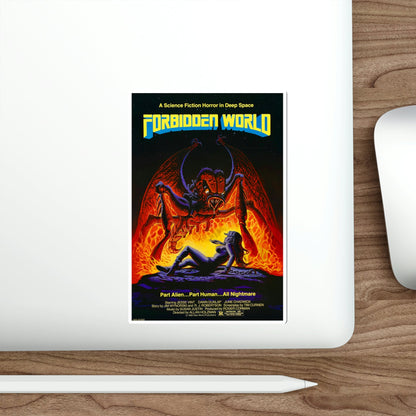 Forbidden World aka Mutant 1982 Movie Poster STICKER Vinyl Die-Cut Decal-The Sticker Space