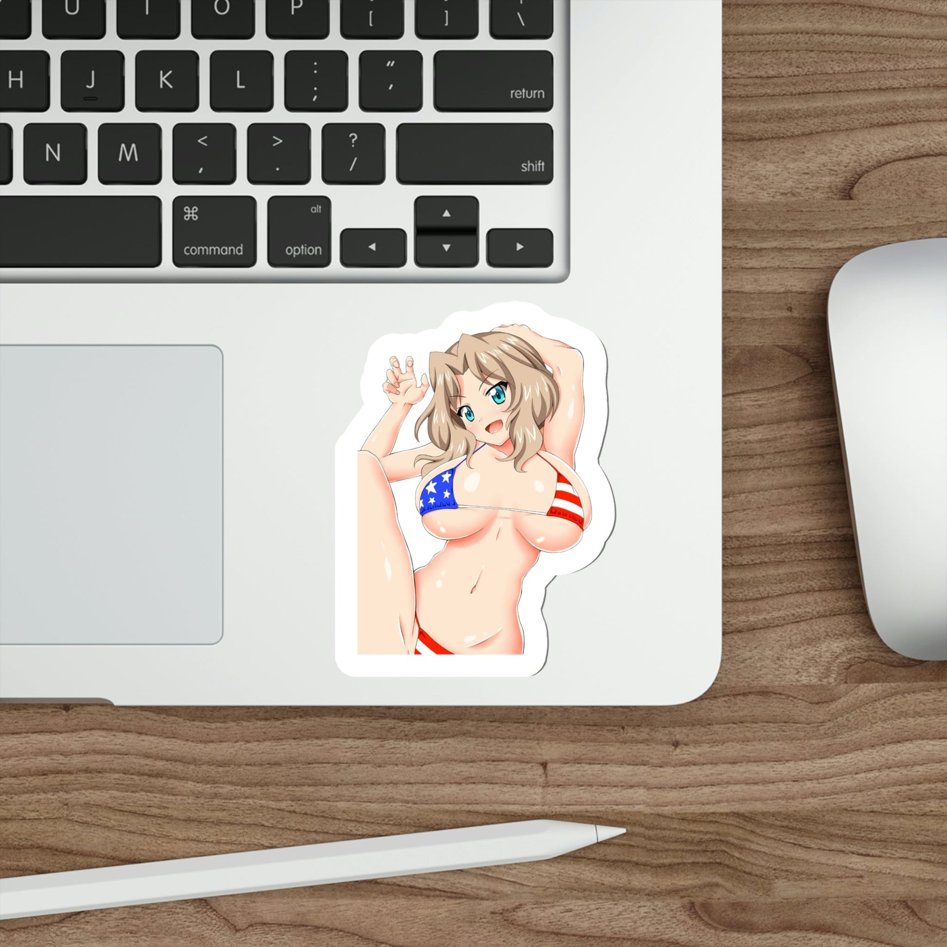 Girls und Panzer - Kay (Anime/Ecchi/Waifu) STICKER Vinyl Die-Cut Decal-The Sticker Space