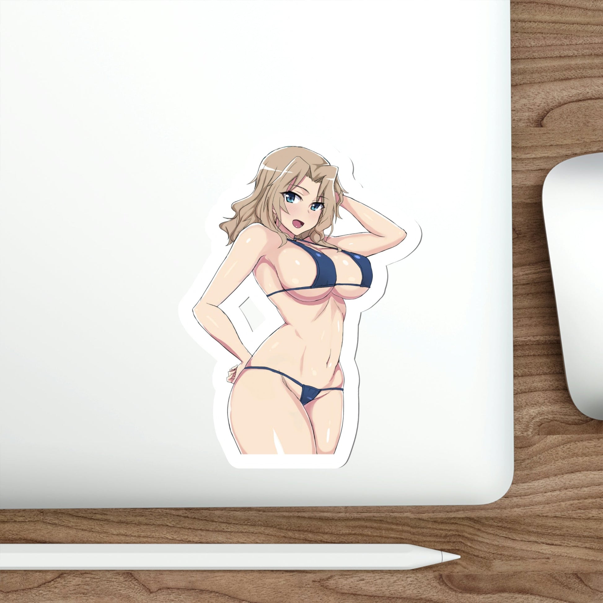 Girls und Panzer - Kay v3 (Anime/Ecchi/Waifu) STICKER Vinyl Die-Cut Decal-The Sticker Space