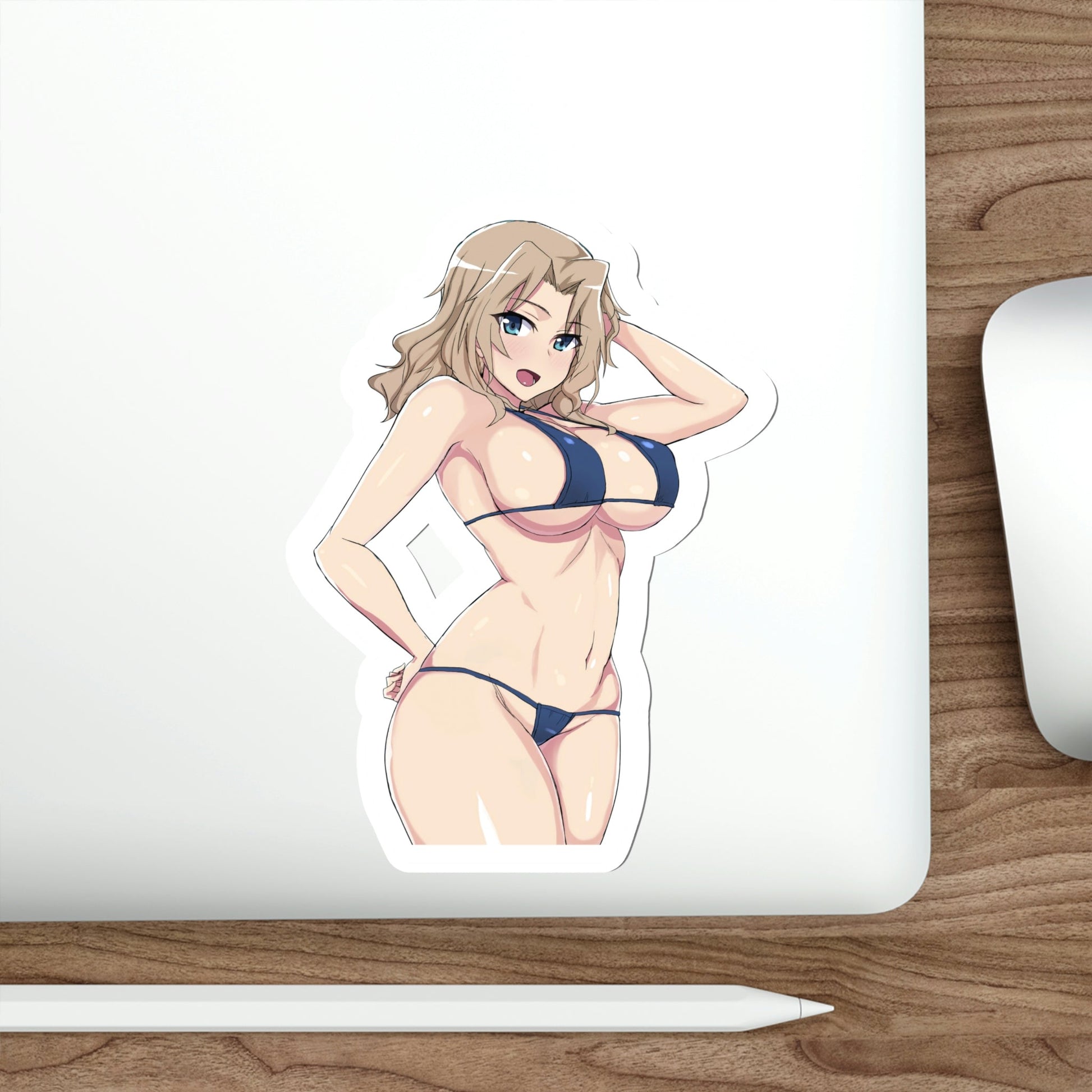 Girls und Panzer - Kay v3 (Anime/Ecchi/Waifu) STICKER Vinyl Die-Cut Decal-The Sticker Space