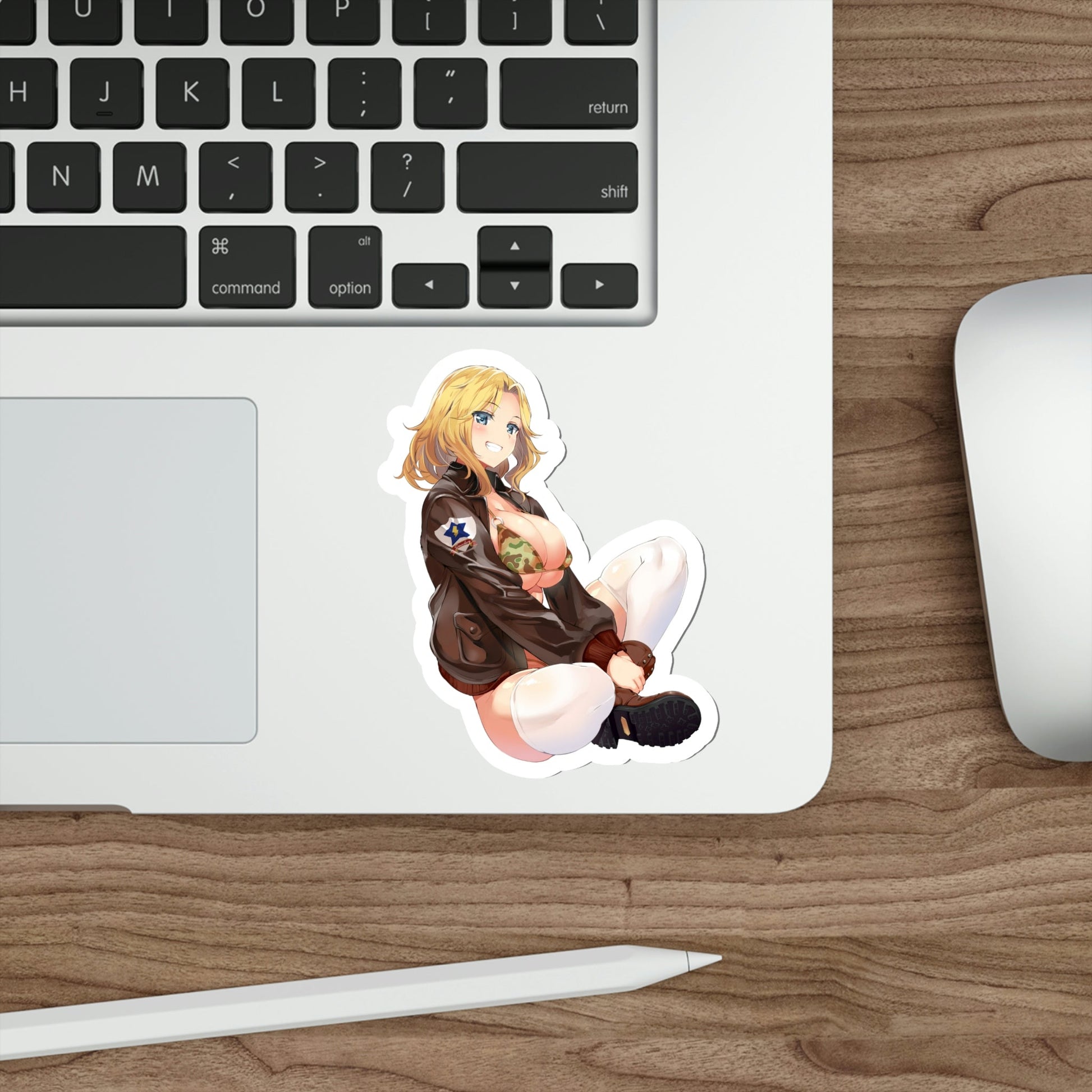 Girls und Panzer - Kay v4 (Anime/Ecchi/Waifu) STICKER Vinyl Die-Cut Decal-The Sticker Space