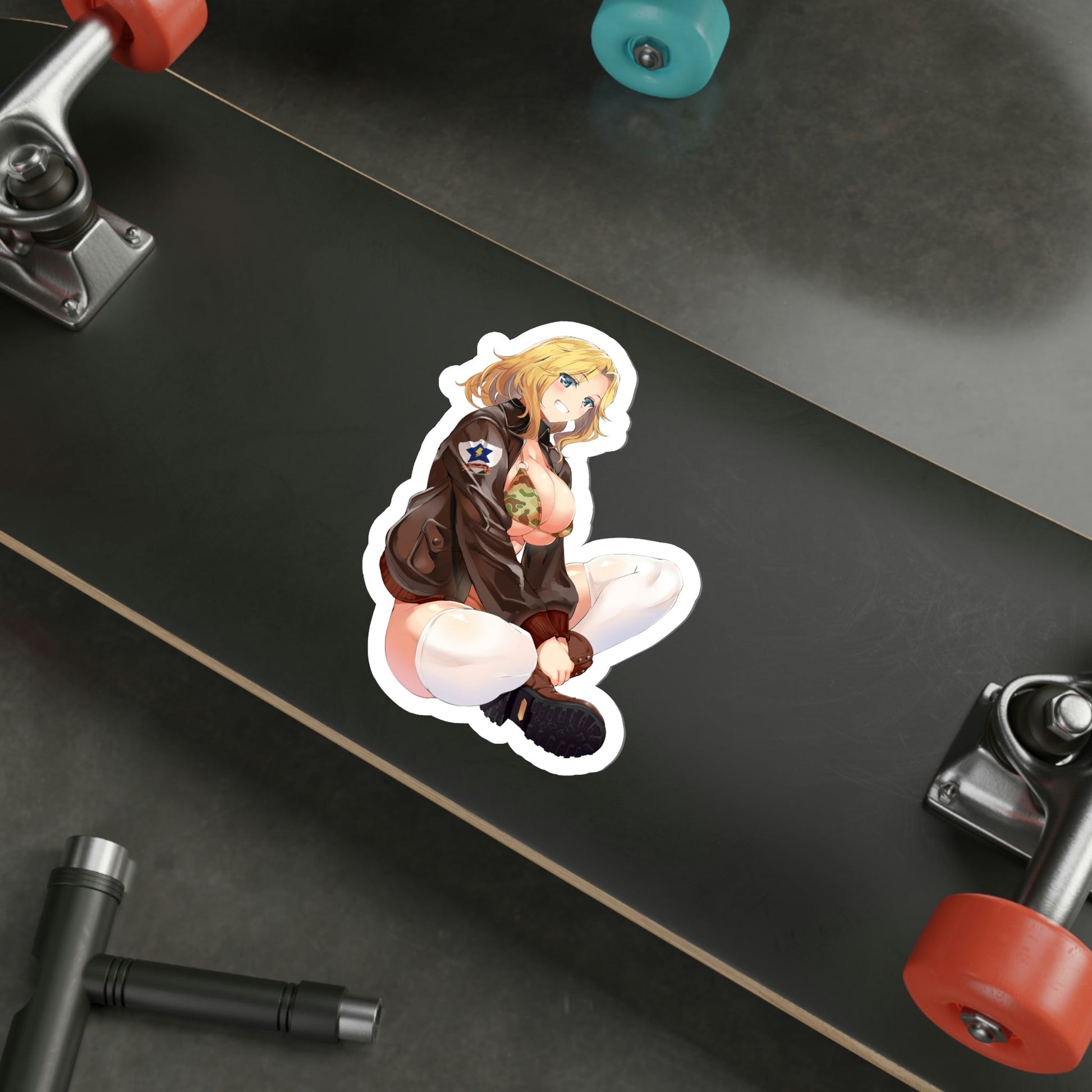 Girls und Panzer - Kay v4 (Anime/Ecchi/Waifu) STICKER Vinyl Die-Cut Decal-The Sticker Space