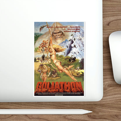 Goliathon 1980 Movie Poster STICKER Vinyl Die-Cut Decal-The Sticker Space