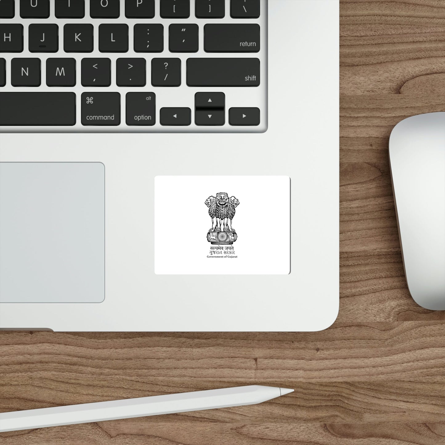 Gujarat Flag (India) STICKER Vinyl Die-Cut Decal-The Sticker Space