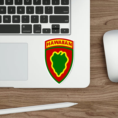 Hawaiian Division (U.S. Army) STICKER Vinyl Die-Cut Decal-The Sticker Space