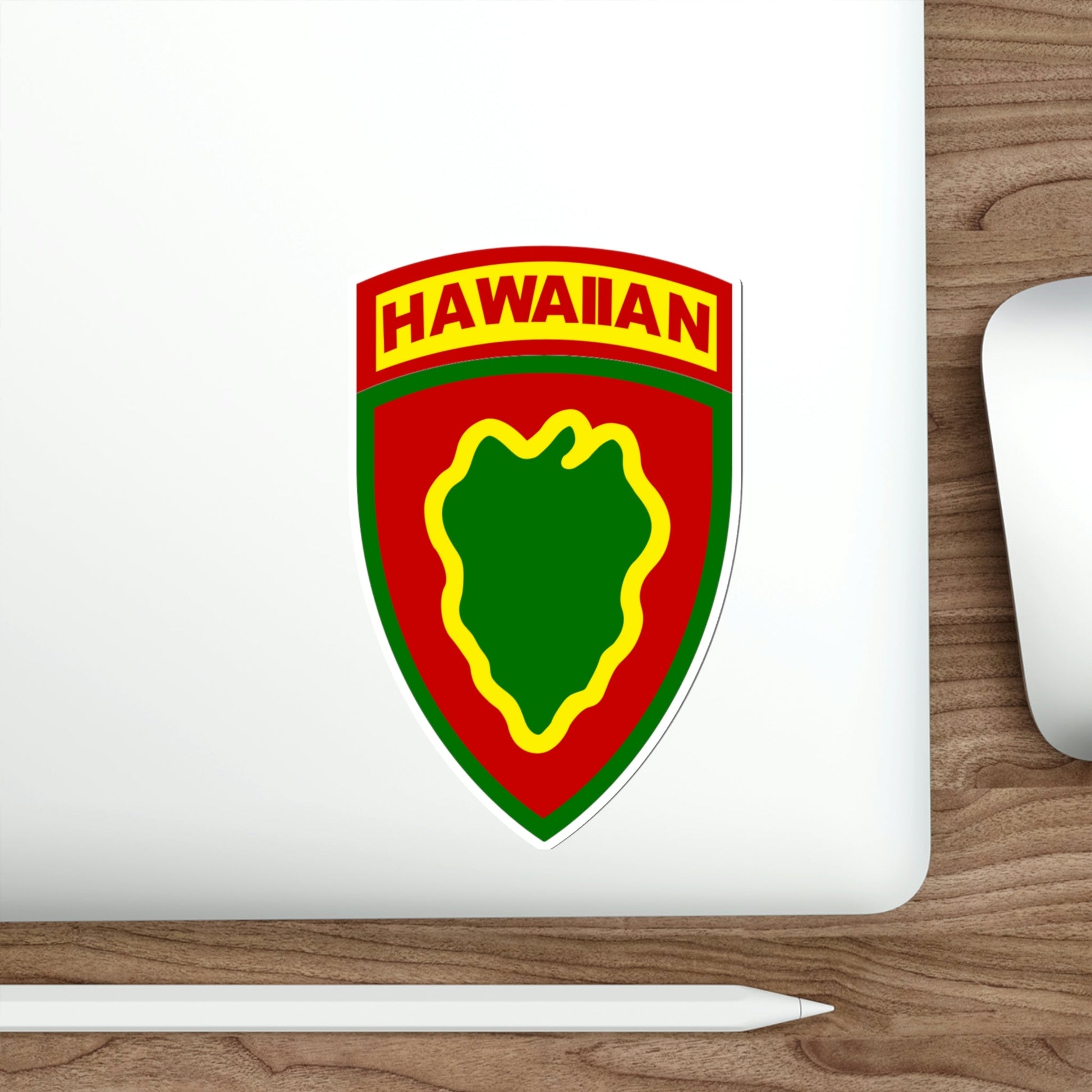 Hawaiian Division (U.S. Army) STICKER Vinyl Die-Cut Decal-The Sticker Space