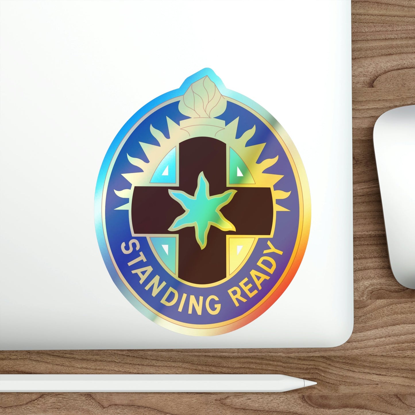 Hawley US Community Hospital (U.S. Army) Holographic STICKER Die-Cut Vinyl Decal-The Sticker Space