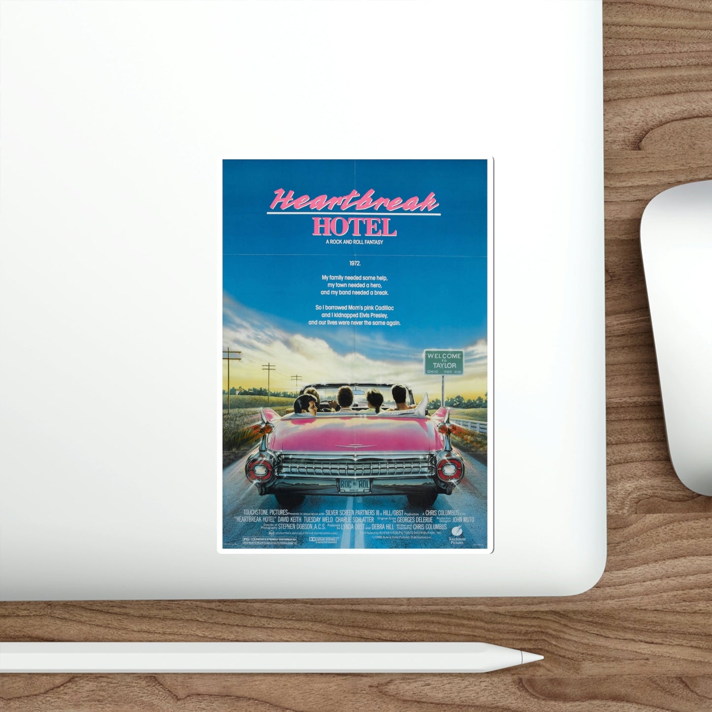 Heartbreak Hotel 1988 Movie Poster STICKER Vinyl Die-Cut Decal-The Sticker Space