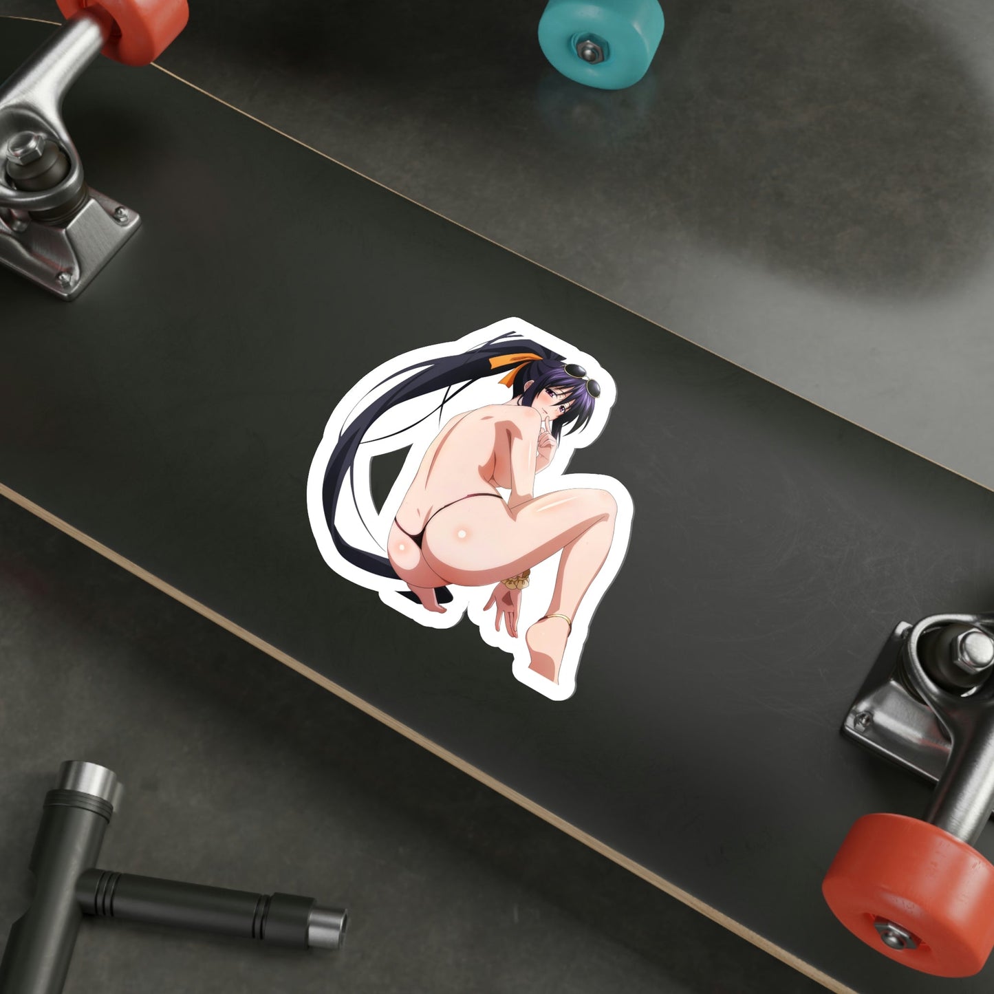 High School DxD - Akeno Himejima v3 (Anime/Ecchi/Waifu) STICKER Vinyl Die-Cut Decal-The Sticker Space