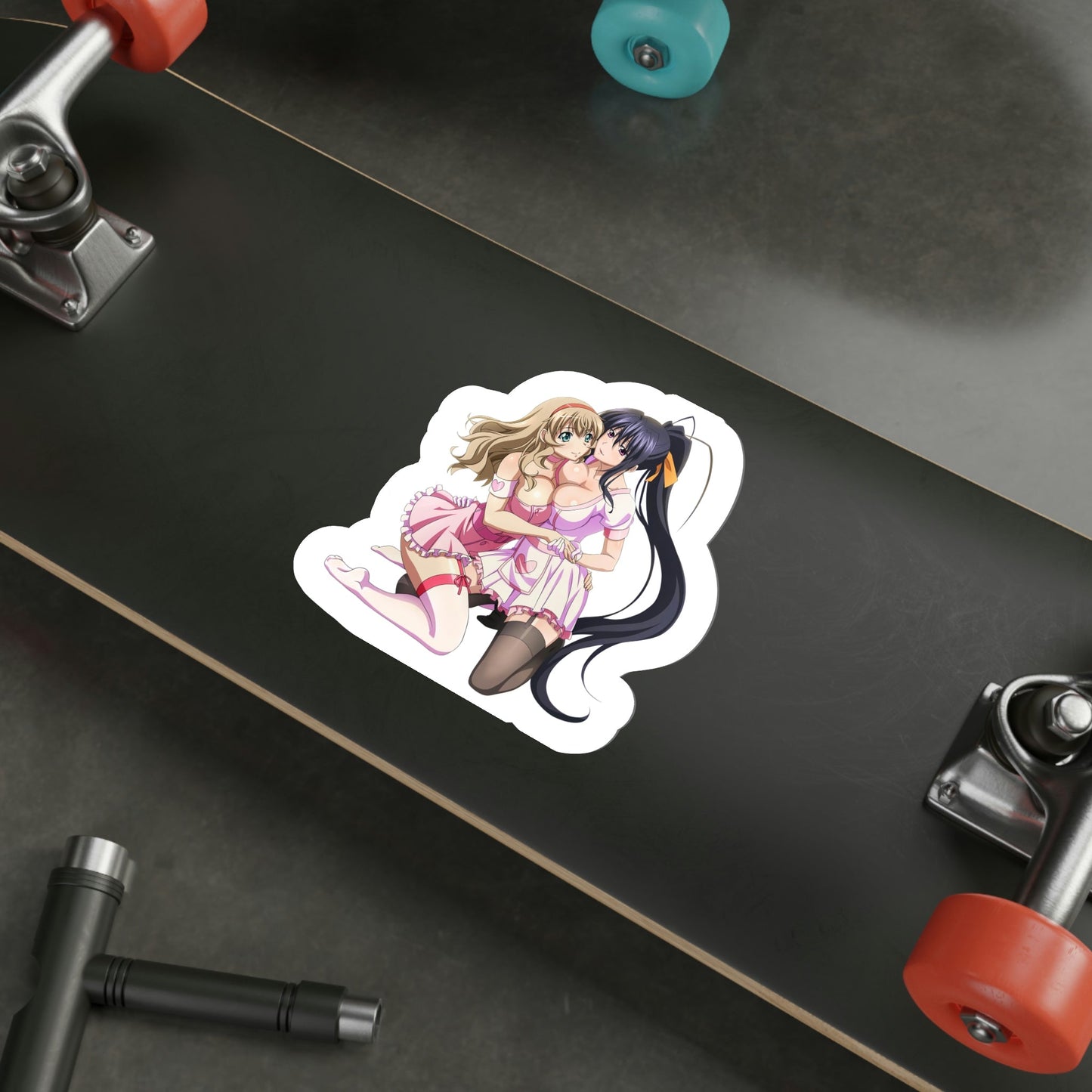 High School DxD - Ikkitousen - Himejima Akeno, Sonken Chuubou (Anime/Ecchi/Waifu) STICKER Vinyl Die-Cut Decal-The Sticker Space