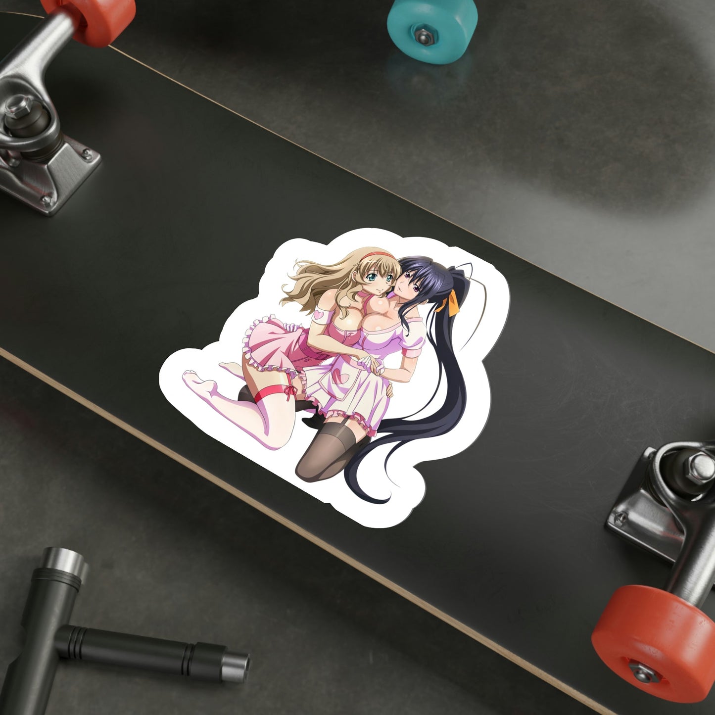 High School DxD - Ikkitousen - Himejima Akeno, Sonken Chuubou (Anime/Ecchi/Waifu) STICKER Vinyl Die-Cut Decal-The Sticker Space