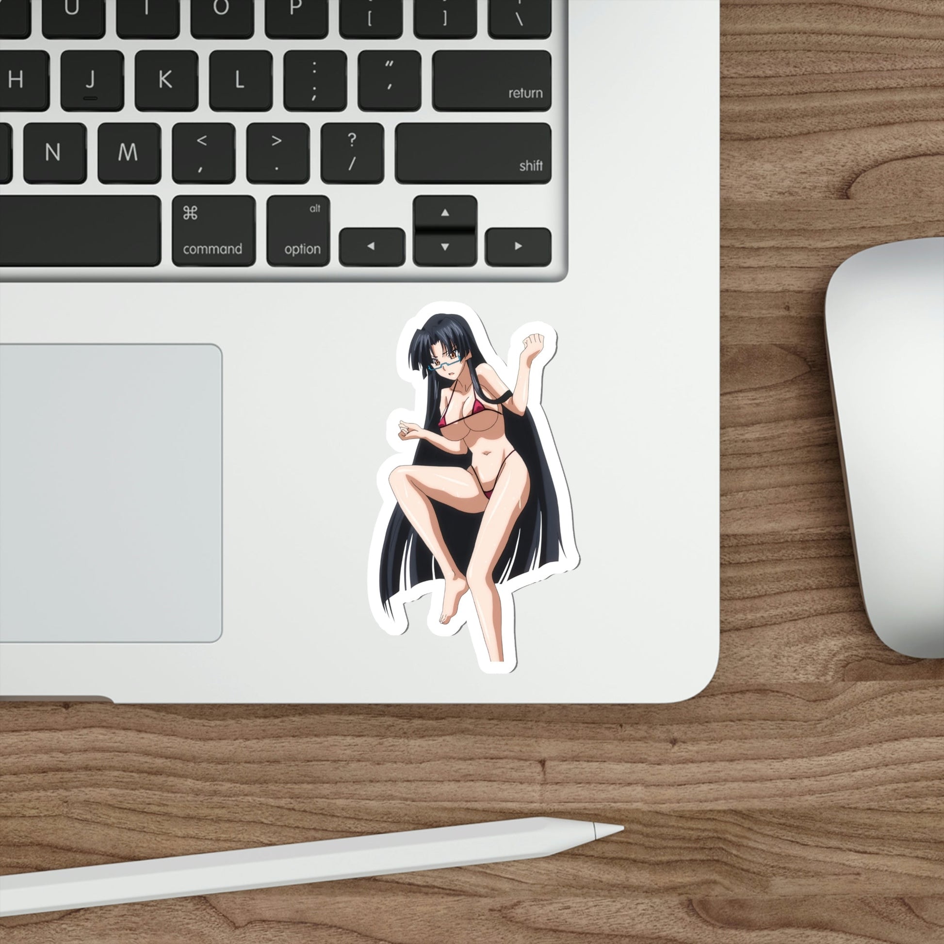 High School DxD - Tsubaki Shinra v2 (Anime/Ecchi/Waifu) STICKER Vinyl Die-Cut Decal-The Sticker Space