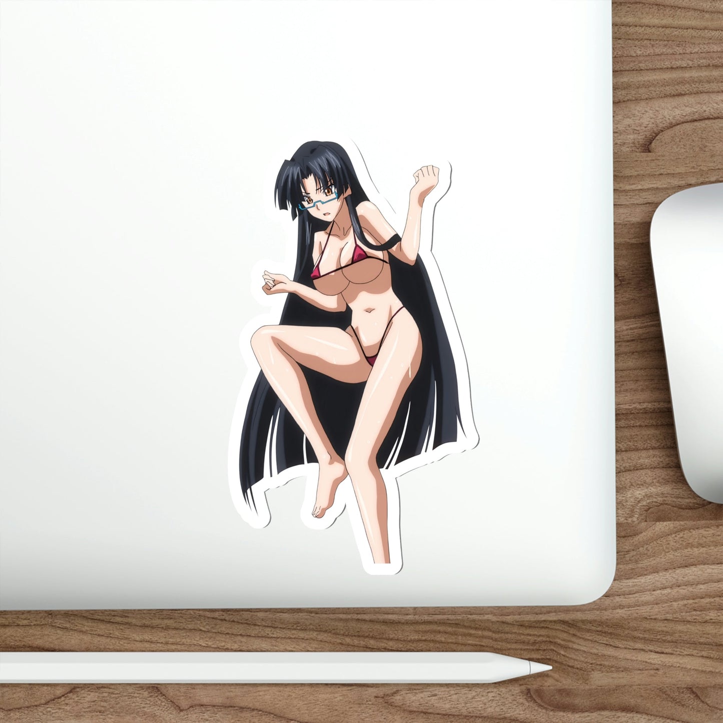 High School DxD - Tsubaki Shinra v2 (Anime/Ecchi/Waifu) STICKER Vinyl Die-Cut Decal-The Sticker Space