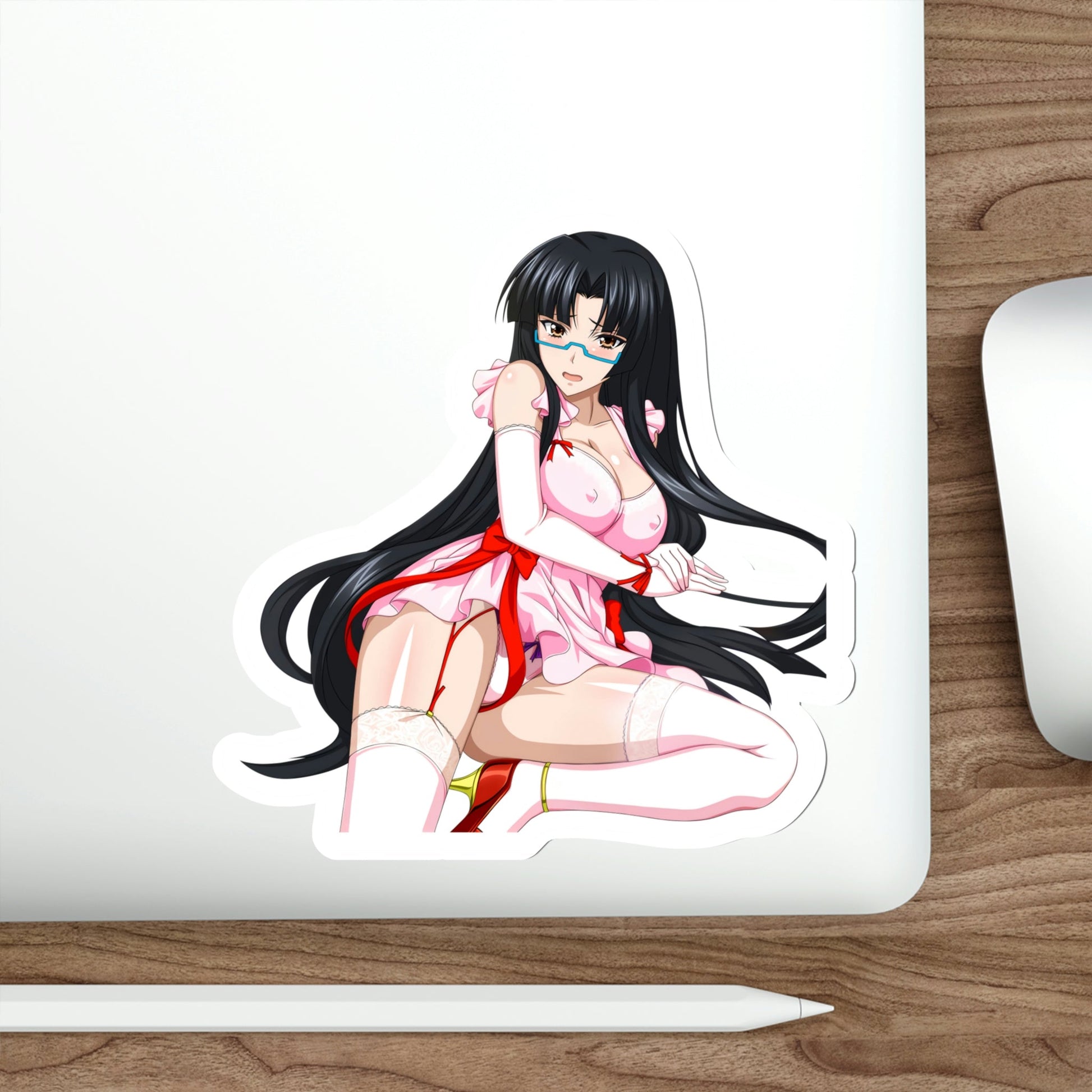 High School DxD - Tsubaki Shinra v3 (Anime/Ecchi/Waifu) STICKER Vinyl Die-Cut Decal-The Sticker Space