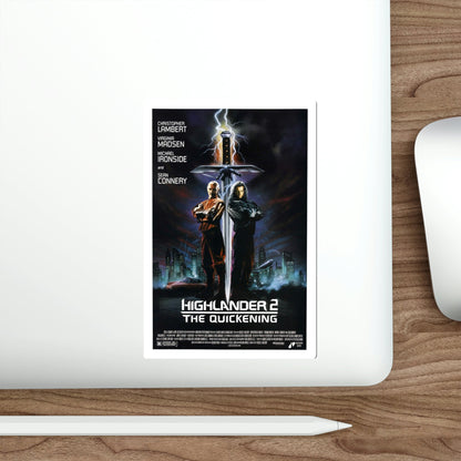 Highlander II The Quickening 1991 Movie Poster STICKER Vinyl Die-Cut Decal-The Sticker Space