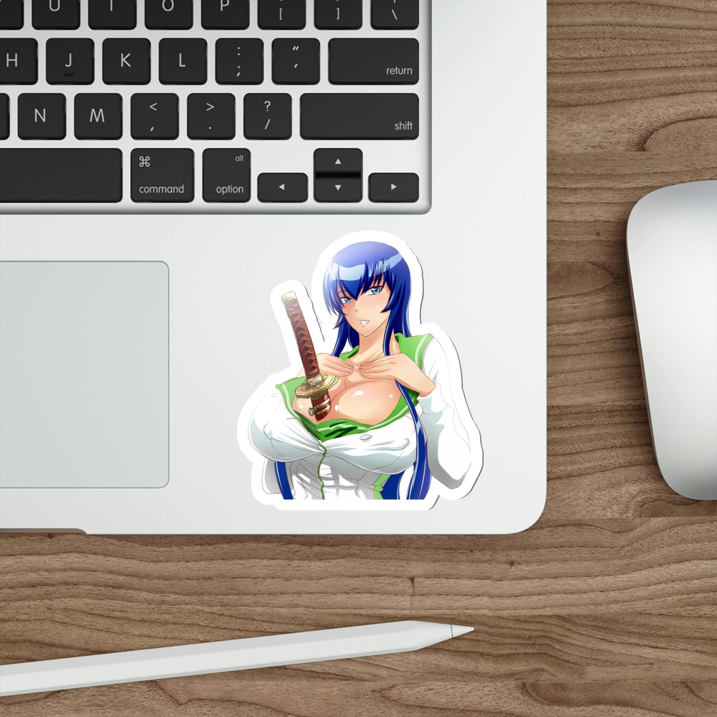 Highschool Of The Dead - Saeko Busujima v3 (Anime/Ecchi/Waifu) STICKER Vinyl Die-Cut Decal-The Sticker Space