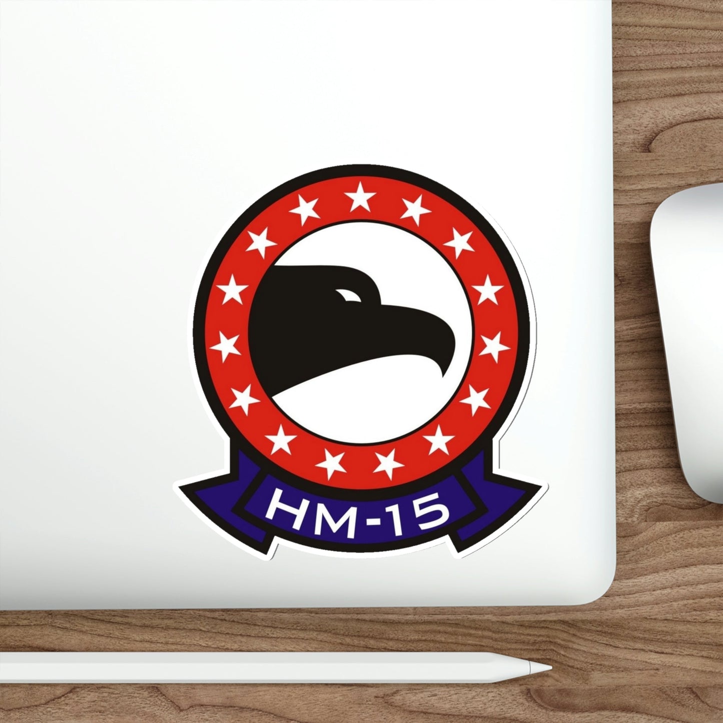 HM 15 Helicopter Mine Countermeasures Squadron 15 (U.S. Navy) STICKER Vinyl Die-Cut Decal-The Sticker Space